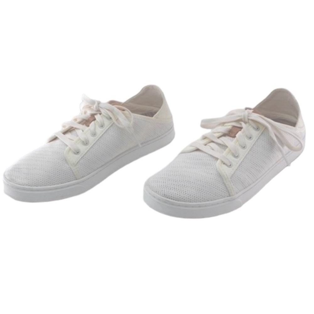 Olukai Pehuea Li White Mesh Lace Up Sneakers Sz
8.5 Drop In Heel Breathable